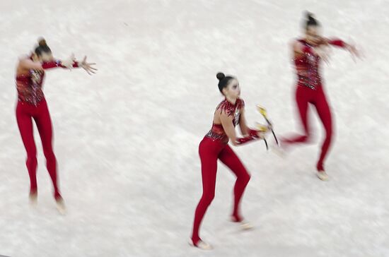 Художественная гимнастика. Чемпионат мира. Шестой день