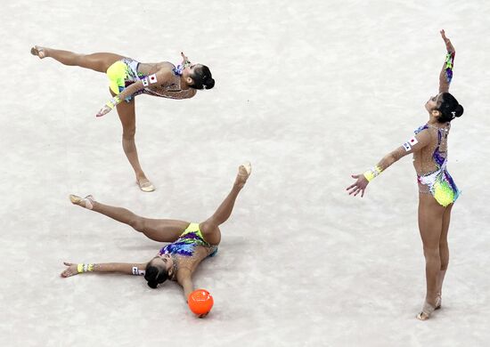 Художественная гимнастика. Чемпионат мира. Шестой день