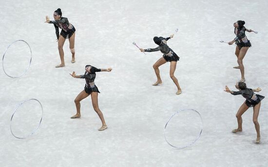 Художественная гимнастика. Чемпионат мира. Шестой день
