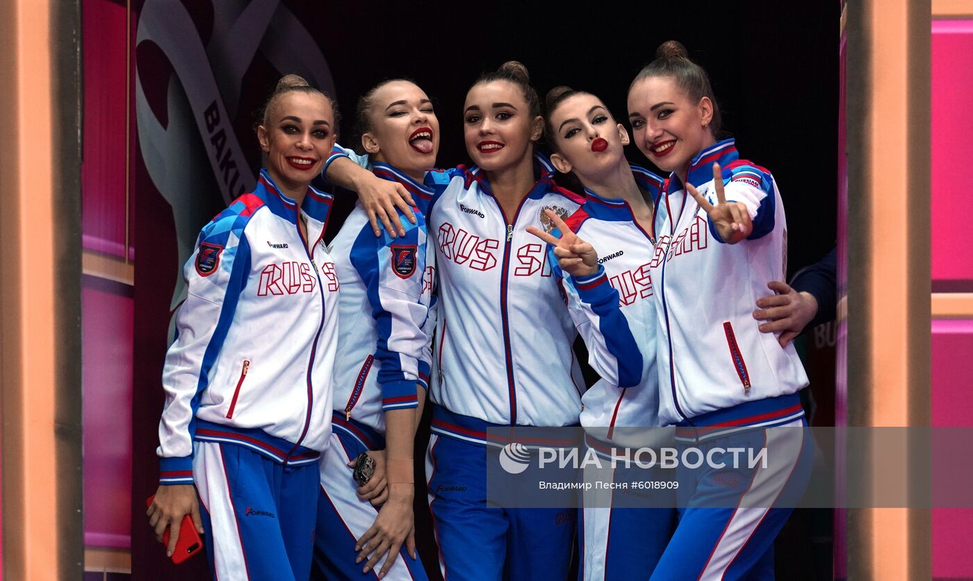 Художественная гимнастика. Чемпионат мира. Седьмой день