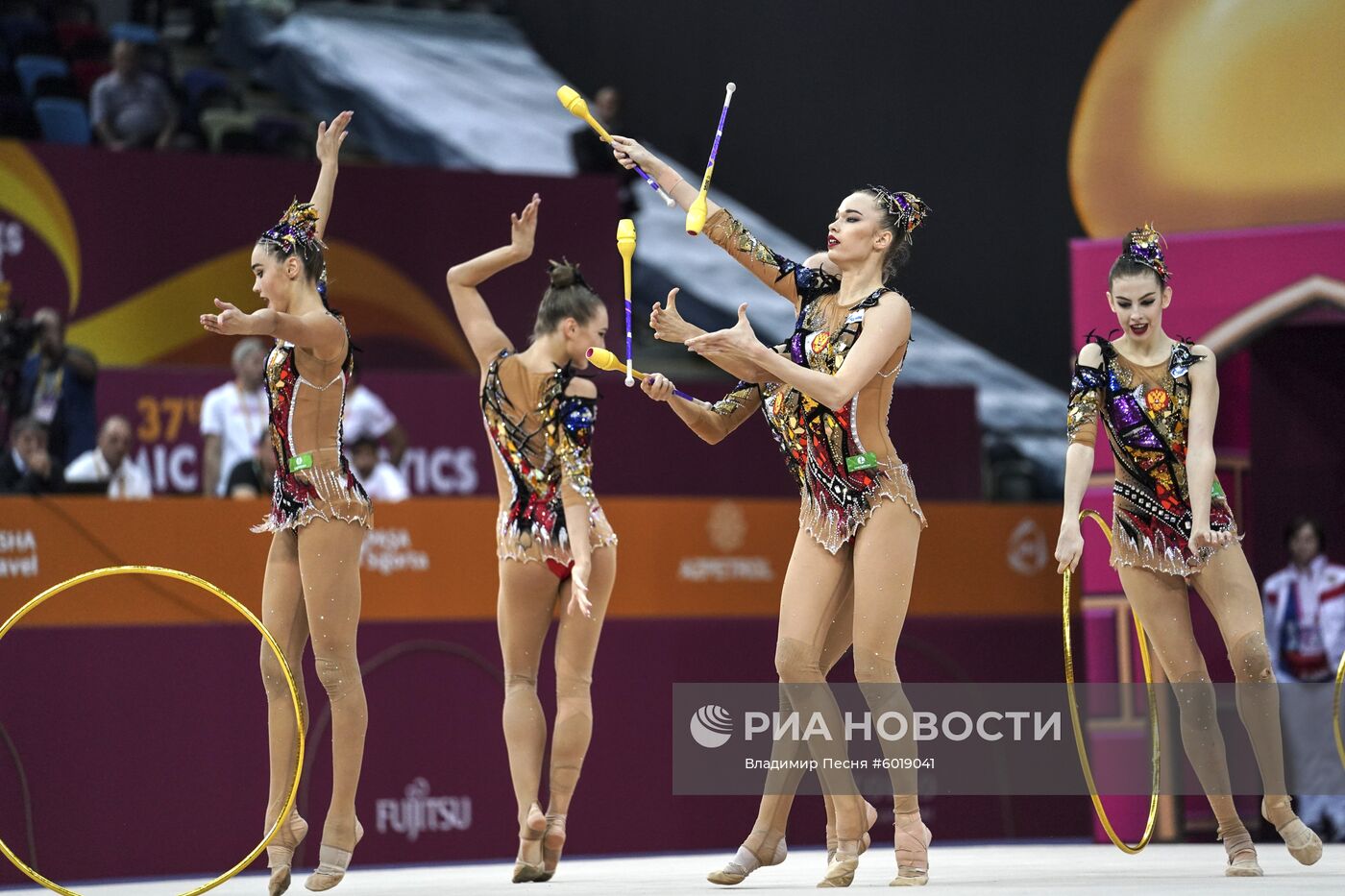 Художественная гимнастика. Чемпионат мира. Седьмой день