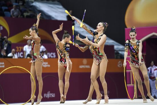 Художественная гимнастика. Чемпионат мира. Седьмой день