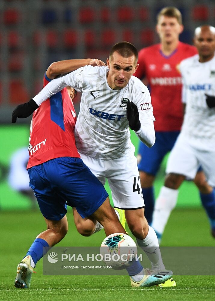 Футбол. РПЛ. ЦСКА - "Краснодар"