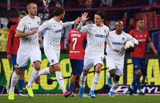 Футбол. РПЛ. ЦСКА - "Краснодар"