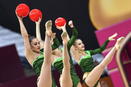 Художественная гимнастика. Чемпионат мира. Седьмой день