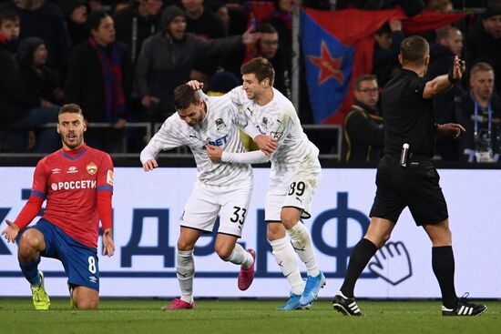 Футбол. РПЛ. ЦСКА - "Краснодар"