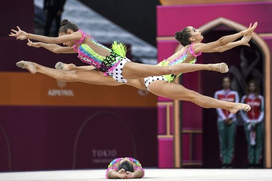 Художественная гимнастика. Чемпионат мира. Седьмой день