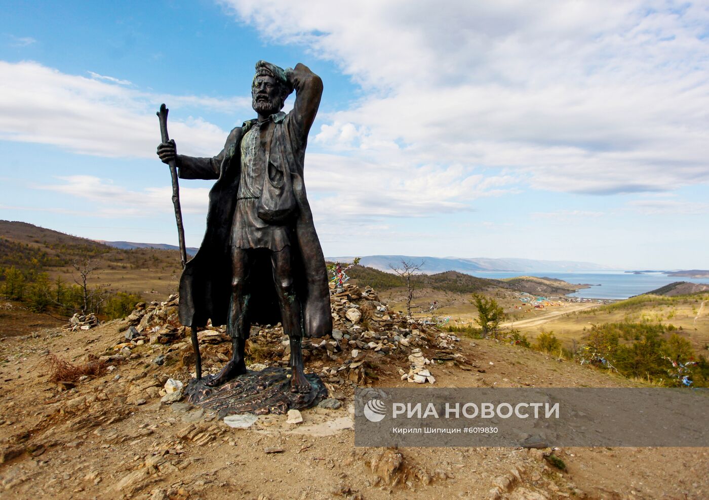 Остров Ольхон на озере Байкал