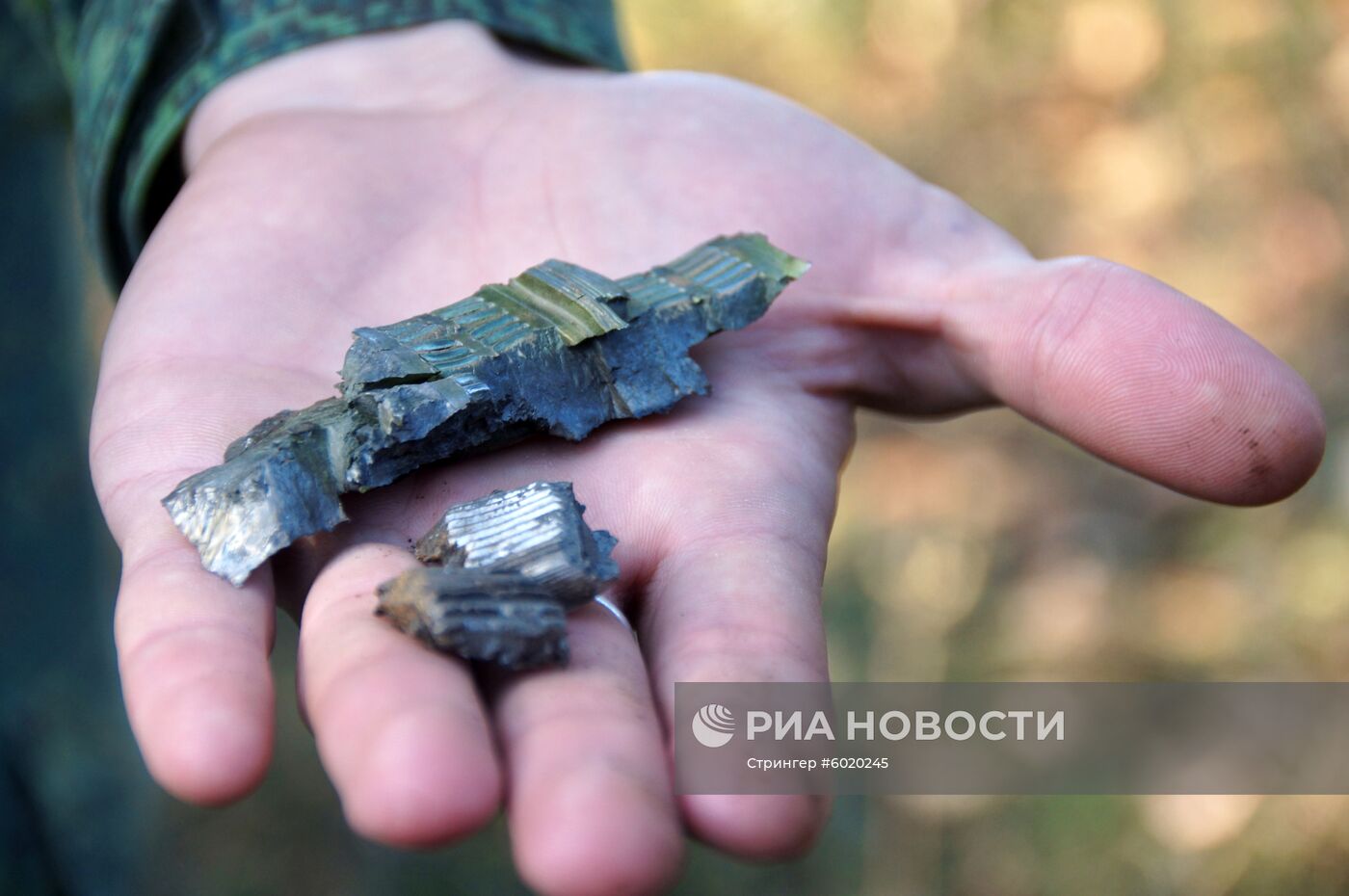 Последствия обстрела в Луганской области