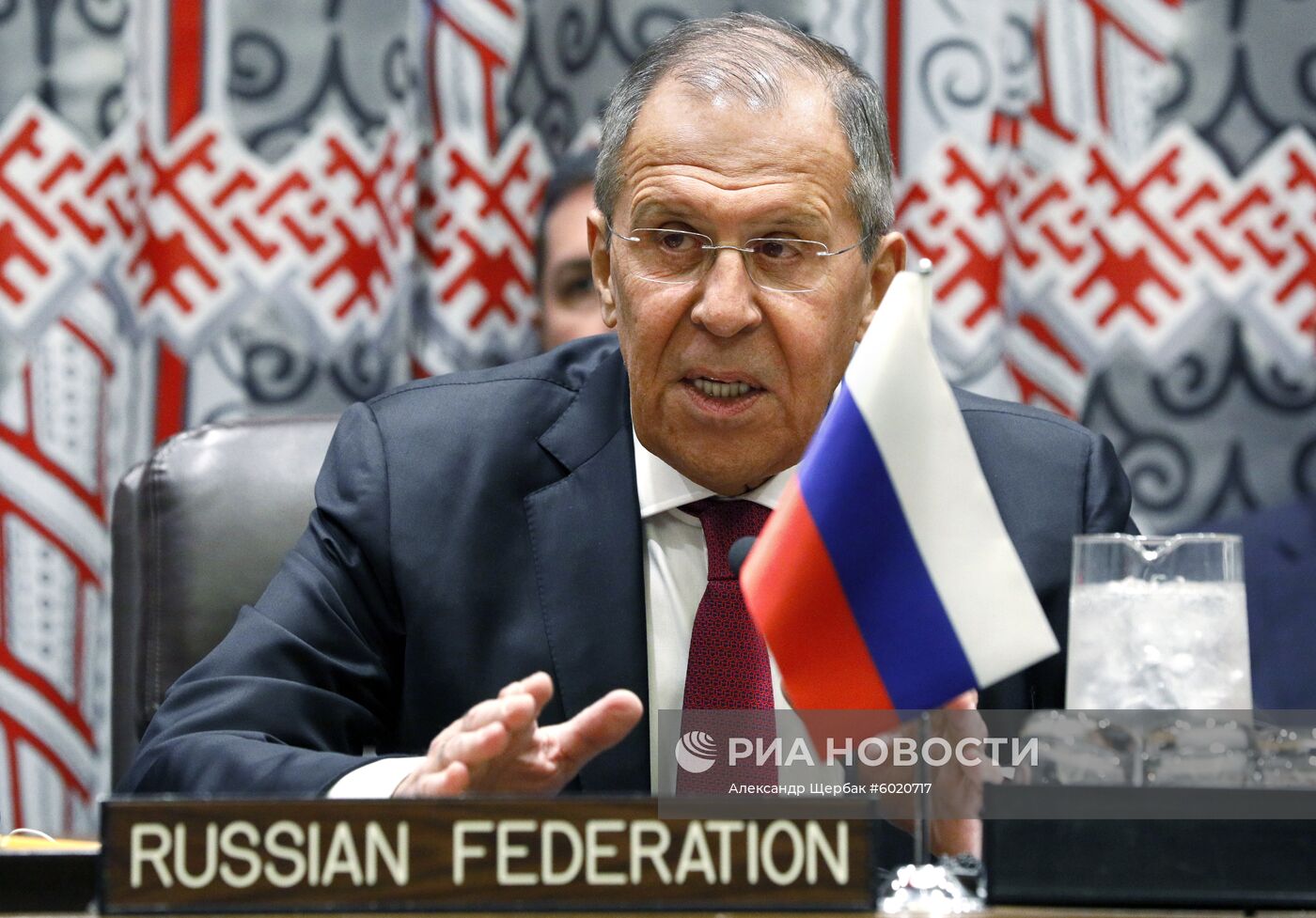 Визит министра иностранных дел РФ С. Лаврова в Нью-Йорк