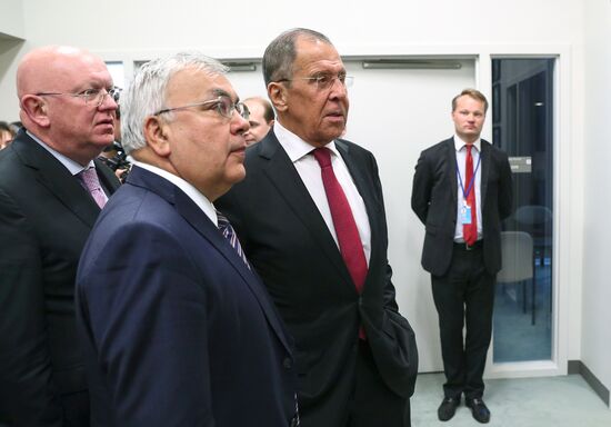 Визит министра иностранных дел РФ С. Лаврова в Нью-Йорк