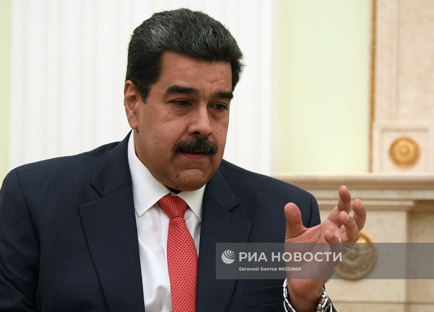 Встреча президента РФ В. Путина с  президентом Венесуэлы Н. Мадуро