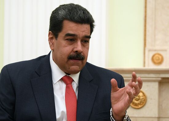 Встреча президента РФ В. Путина с  президентом Венесуэлы Н. Мадуро