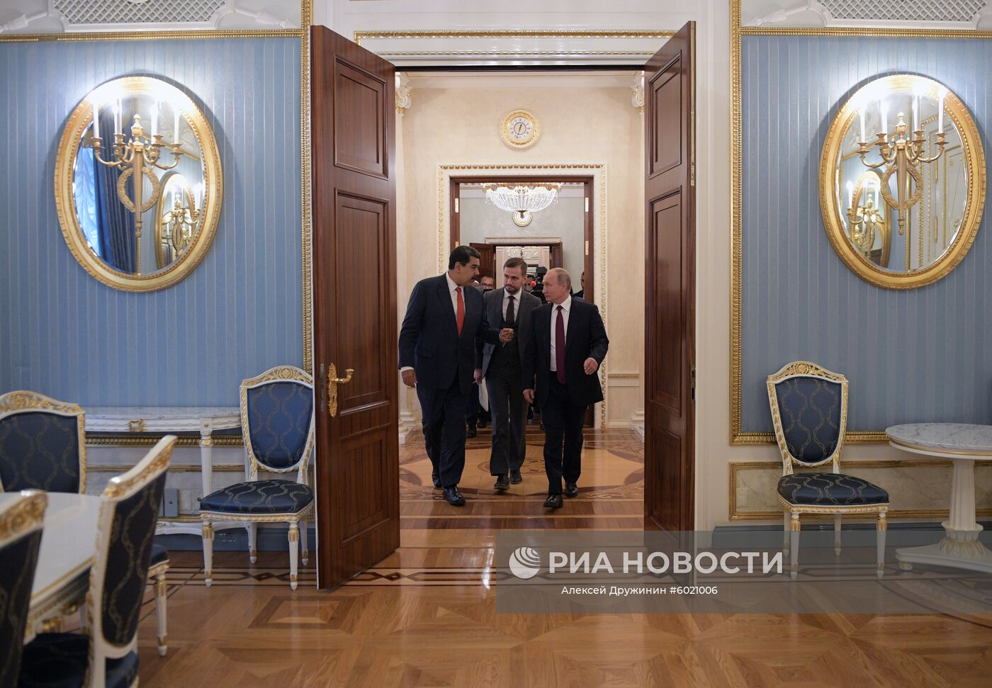 Встреча президента РФ В. Путина с  президентом Венесуэлы Н. Мадуро