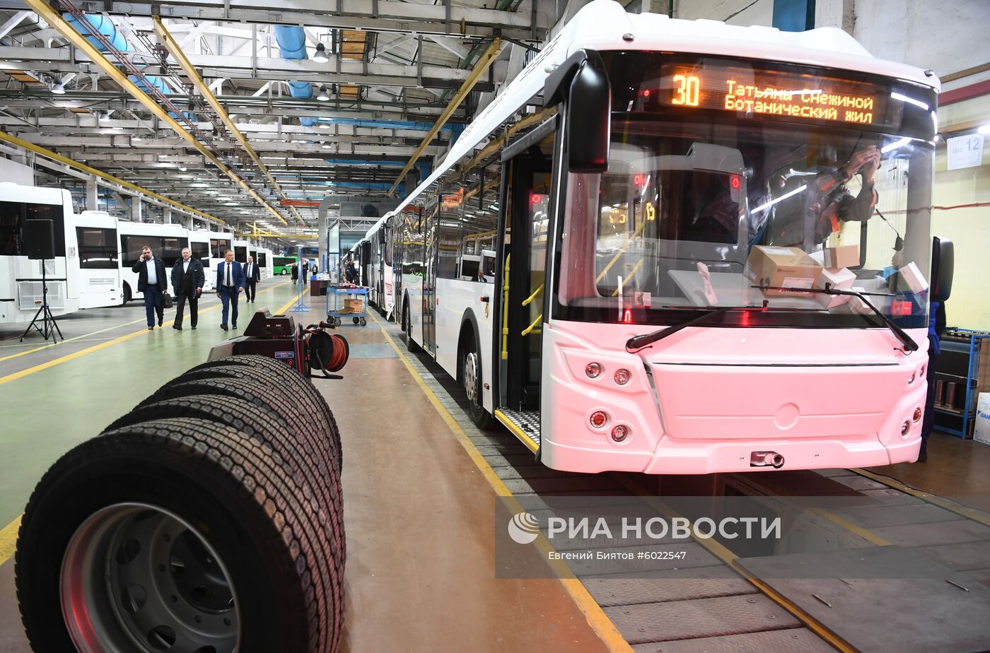 Производство новых автобусов ЛиАЗ