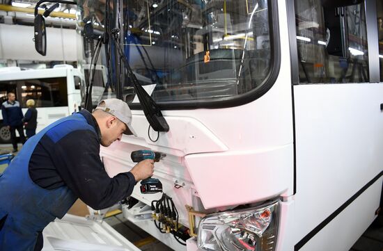 Производство новых автобусов ЛиАЗ