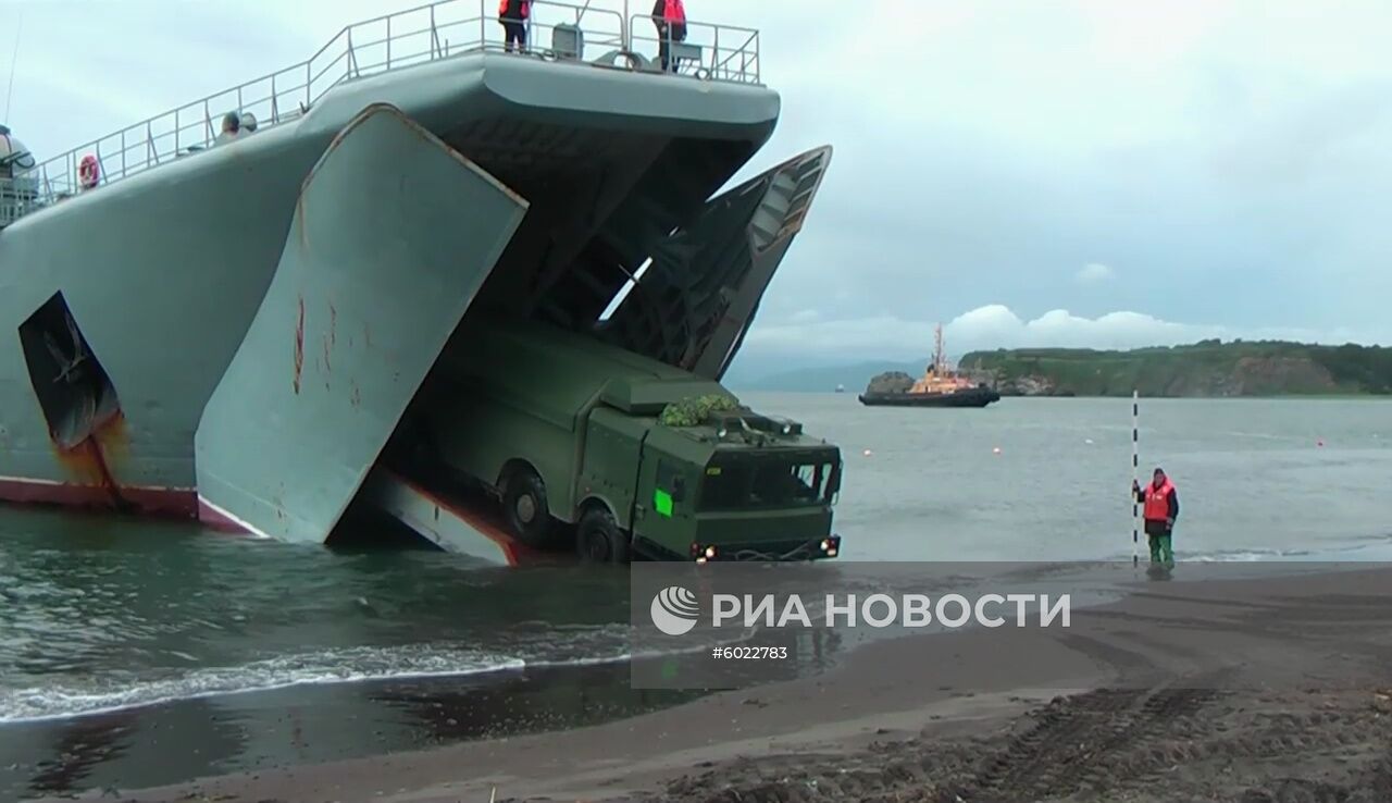 Первый пуск крылатой ракеты "Оникс" на Чукотке