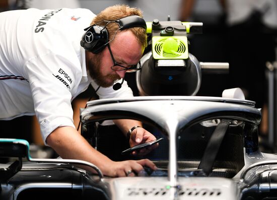 Автоспорт. Формула 1. ВТБ Гран-при России. Свободные заезды. Вторая сессия