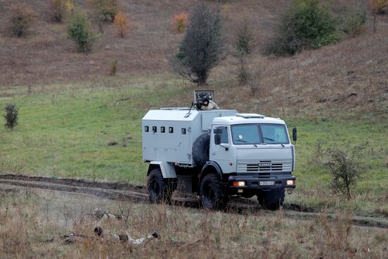 Тактико-специальные учения ОМОН в Белгородской области