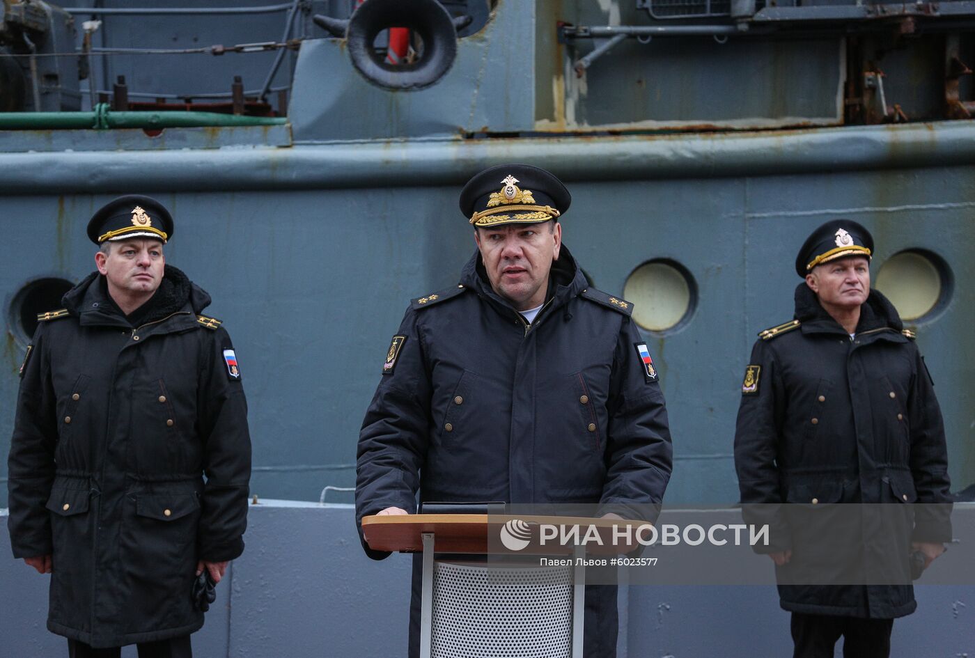 Возвращение буксира "Алтай" из экспедиции Северного флота РФ на Землю Франца-Иосифа