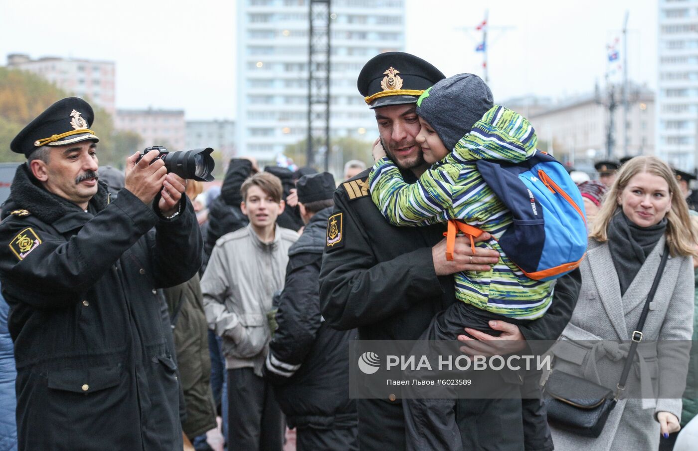 Возвращение буксира "Алтай" из экспедиции Северного флота РФ на Землю Франца-Иосифа
