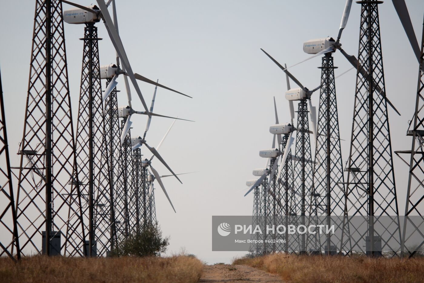 Мирновская ветроэлектростанция в Крыму