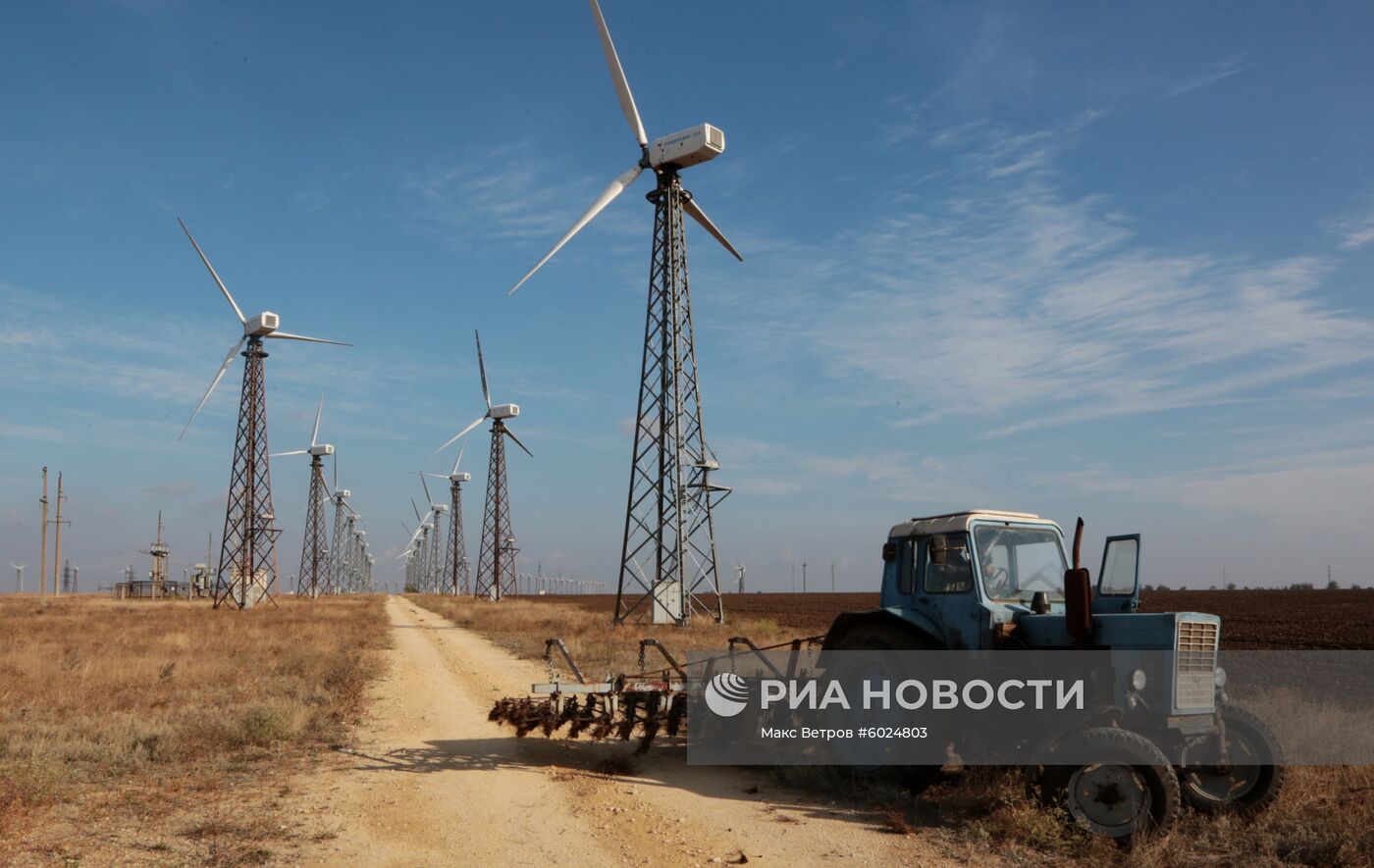 Мирновская ветроэлектростанция в Крыму