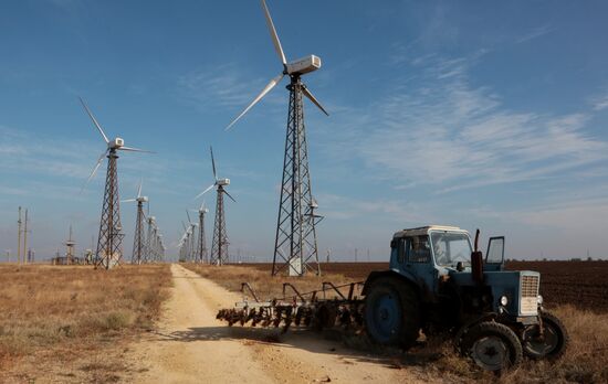 Мирновская ветроэлектростанция в Крыму