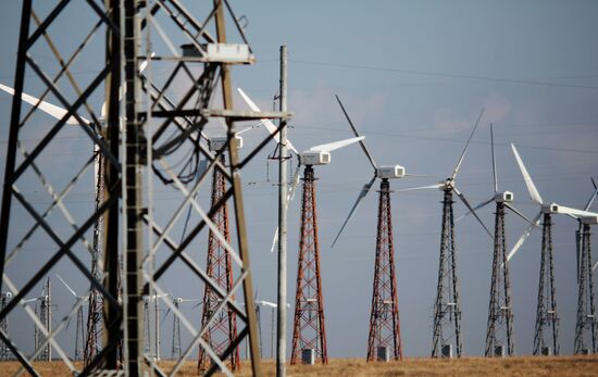Мирновская ветроэлектростанция в Крыму