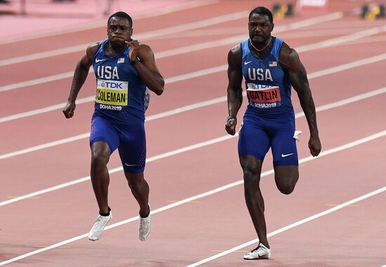 Легкая атлетика. Чемпионат мира. Второй день