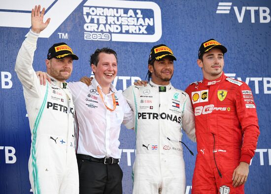 Автоспорт. Формула 1. ВТБ Гран-при России. Гонка