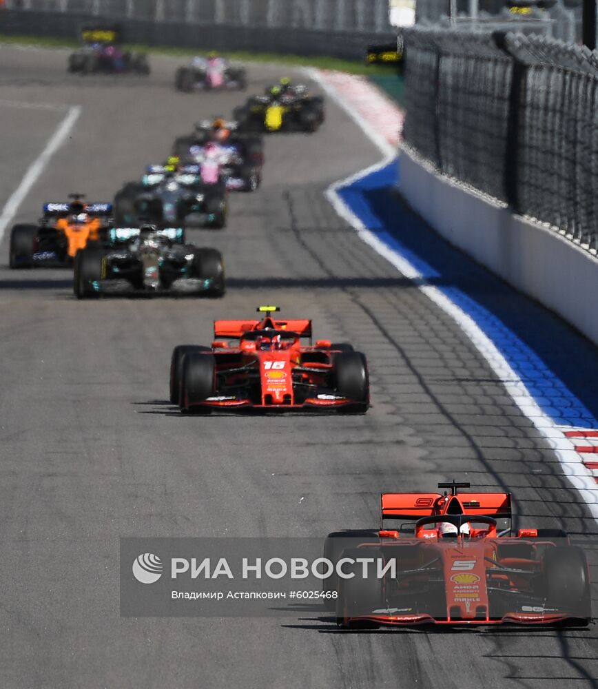 Автоспорт. Формула 1. ВТБ Гран-при России. Гонка
