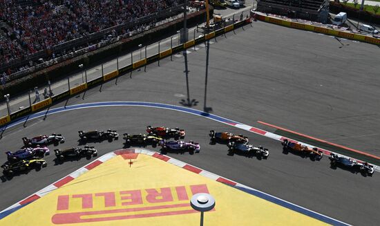 Автоспорт. Формула 1. ВТБ Гран-при России. Гонка