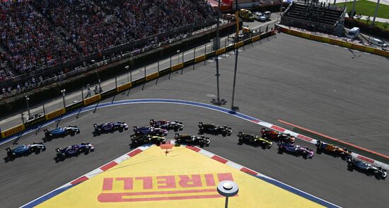 Автоспорт. Формула 1. ВТБ Гран-при России. Гонка