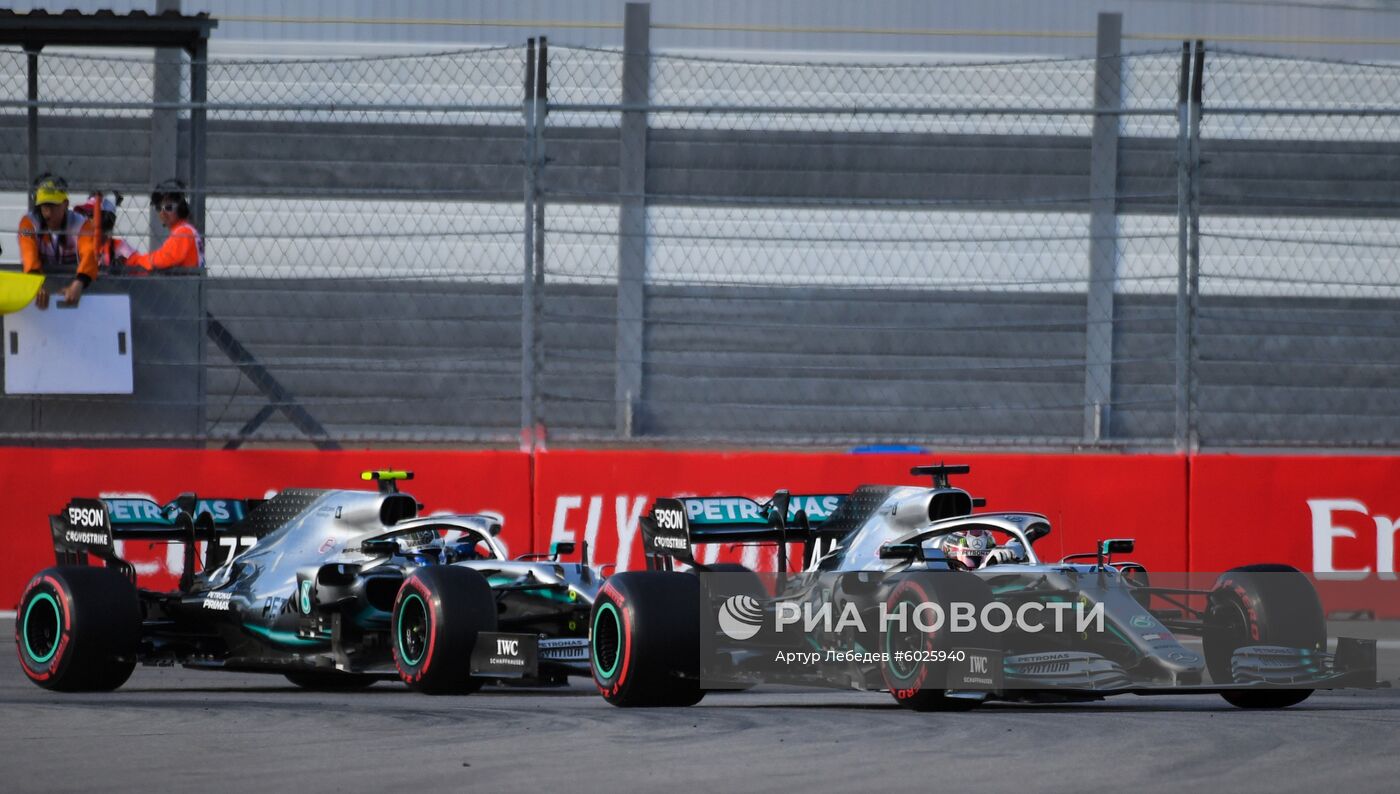 Автоспорт. Формула 1. ВТБ Гран-при России. Гонка