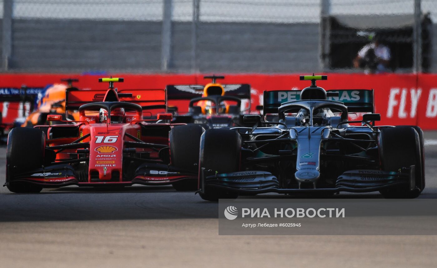 Автоспорт. Формула 1. ВТБ Гран-при России. Гонка