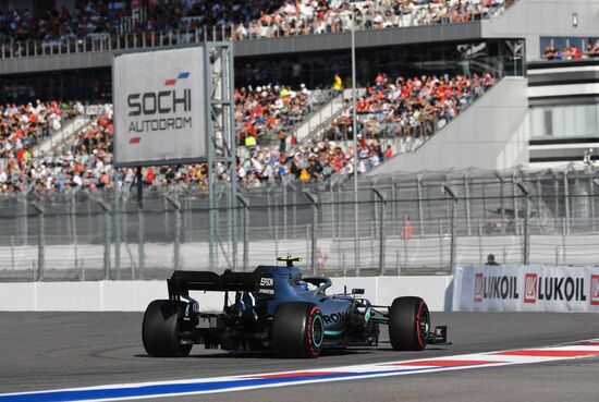 Автоспорт. Формула 1. ВТБ Гран-при России. Гонка