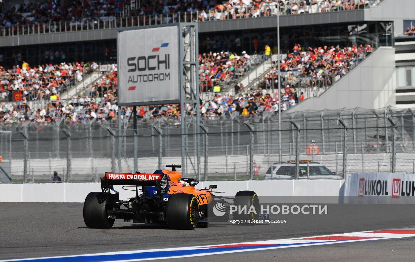 Автоспорт. Формула 1. ВТБ Гран-при России. Гонка