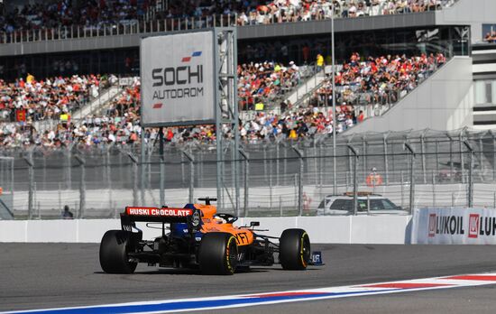 Автоспорт. Формула 1. ВТБ Гран-при России. Гонка