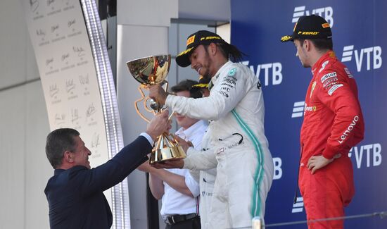 Автоспорт. Формула 1. ВТБ Гран-при России. Гонка