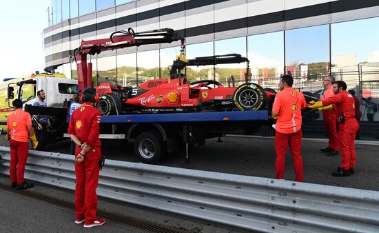 Автоспорт. Формула 1. ВТБ Гран-при России. Гонка