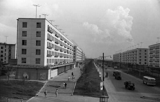 Жилые новостройки района Автово в Ленинграде