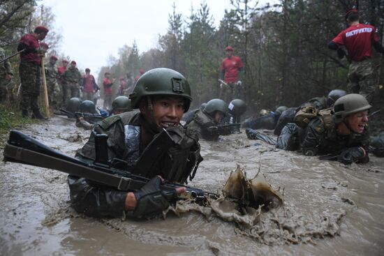 Испытания на право ношения крапового берета в Новосибирской области