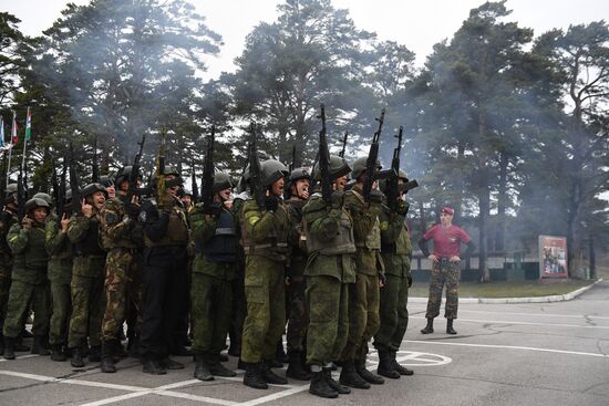 Испытания на право ношения крапового берета в Новосибирской области