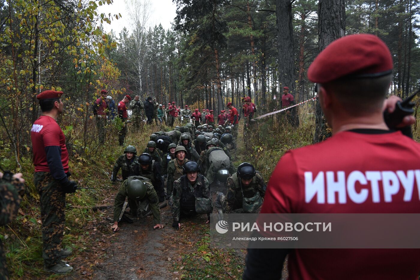 Испытания на право ношения крапового берета в Новосибирской области