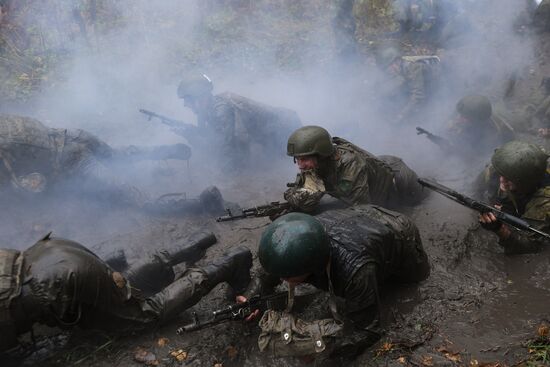Испытания на право ношения крапового берета в Новосибирской области