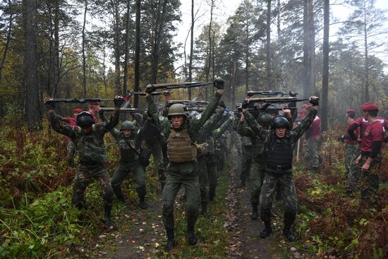 Испытания на право ношения крапового берета в Новосибирской области