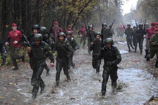 Испытания на право ношения крапового берета в Новосибирской области