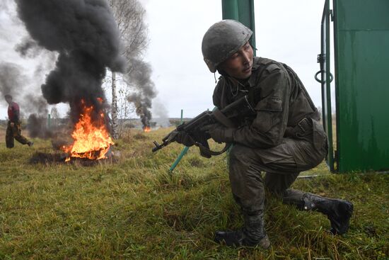 Испытания на право ношения крапового берета в Новосибирской области