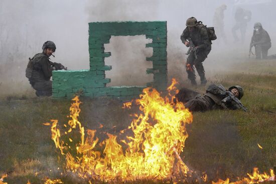 Испытания на право ношения крапового берета в Новосибирской области